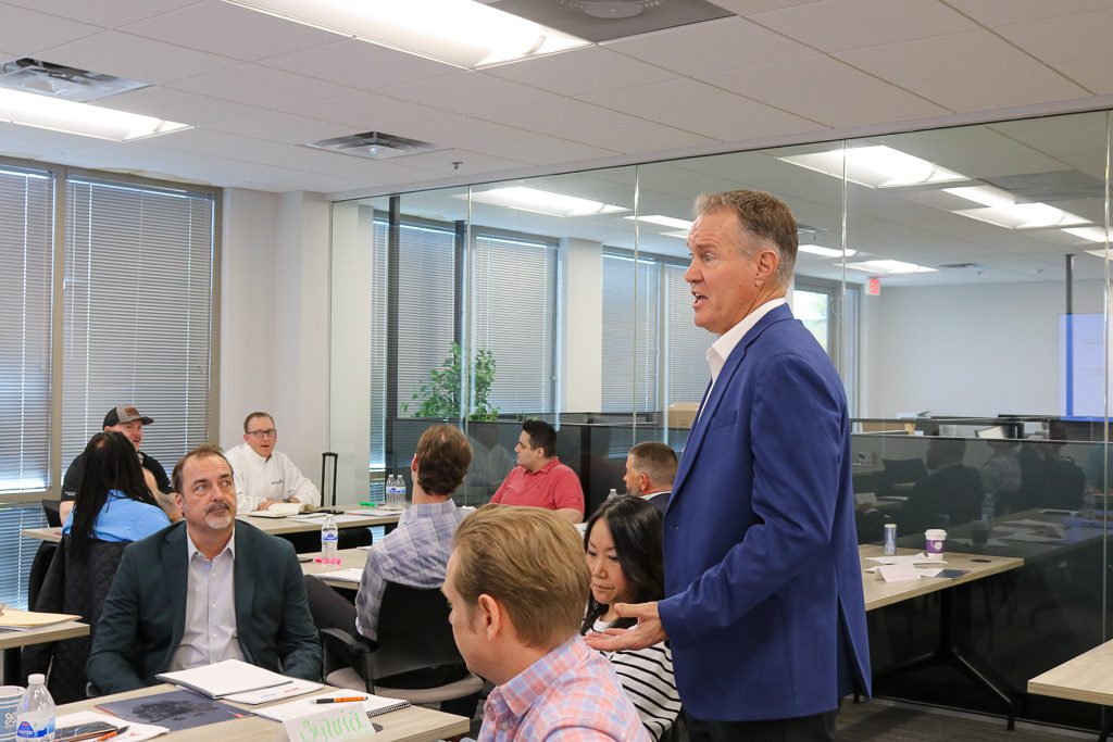Pete Moneo coaching at the Prosidium Performance Center
